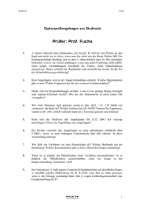 Prof. Fuchs - Richter Rechtskurse