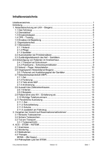 2.4 Ank&uuml;ndigung von Patienten im Krankenhaus