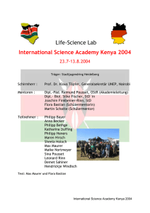 Life-Science Lab - Lehrer-Uni