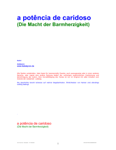 a pot&ecirc;ncia de caridoso