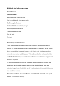 Didaktik der Selbsterkenntnis