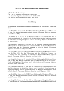 K&ouml;niglicher Erlass &uuml;ber den F&uuml;hrerschein