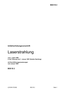 Laserstrahlung