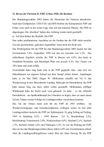 12. Revue der Parteien II: FDP, Gr&uuml;ne, PDS, die Rechten