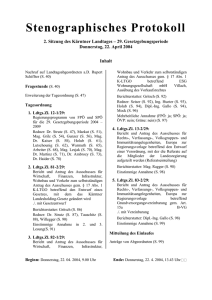 2. LTG-Sitzung am 22. April 2004 - kagis