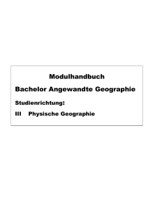 Grundlagen der Humangeographie I: Bev&ouml;lkerungsgeographie und