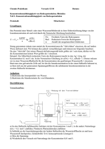 Chemie-Praktikum - Stromberg