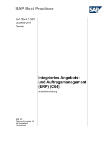 Opportunity Mgt - SAP Help Portal