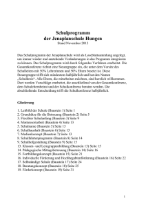Schulprogramm 2013 - JenaplanschulE HUNGEN