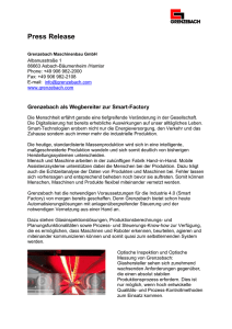 Press Release_Grenzebach als Wegbegleiter zur Smart
