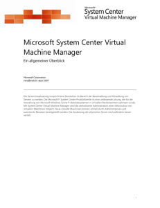 Architektur von Virtual Machine Manager
