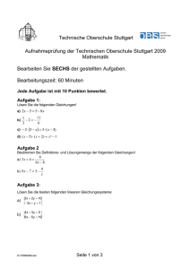 Aufnahmeprfg_09_Math.. - Technische Oberschule Stuttgart