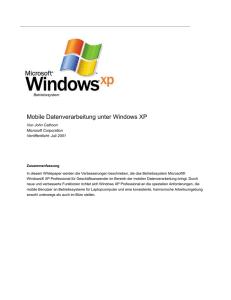 Verbesserte Benutzerfreundlichkeit f&uuml;r mobile - PC