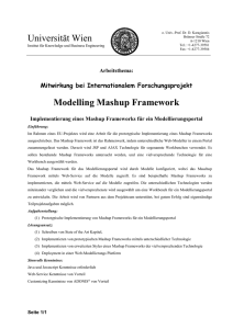 Modelling Mashup Framework