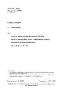 Entwurf des Heuersdorf