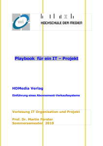 Analyse der IT-Anforderungen des HD Media Verlag