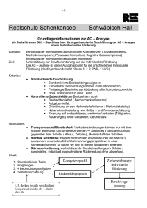 Bausteine AC - Analyse - RS Schenkensee