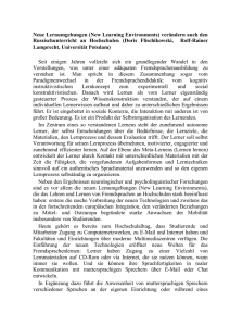 Ergebnisse, Bedingungen