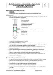 Hofmann-Elektrolyse - HMTC - Halbmikrotechnik Chemie GmbH