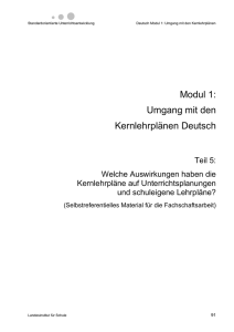 Modul 1 - Schulentwicklung NRW