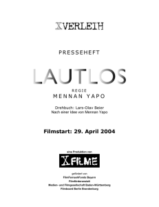 Pressenotiz - Essener Filmkunsttheater