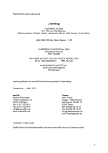 junebug - Arsenal Filmverleih