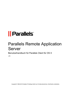 Verwenden von Parallels Client für Mac