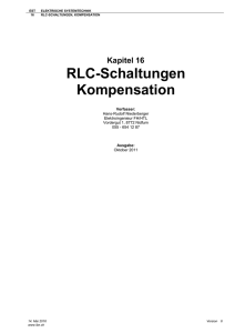 16 RLC-Schaltungen, Kompensation