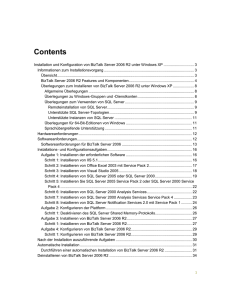 Installation und Konfiguration von BizTalk Server 2006