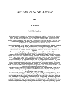 Harry Potter und der halb Blutprinzen