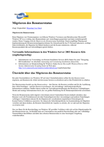 &Uuml;bersicht &uuml;ber das Migrieren des Benutzerstatus
