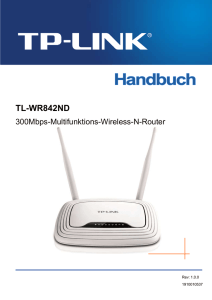 Kapitel 3. Schnellinstallationsanleitung - TP-Link