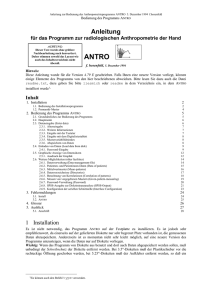 Anleitung - Hosenfeld
