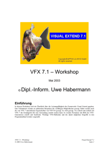 VFX 7.1 - Workshop - dFPUG