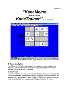 KanaMemo - Kanji.de