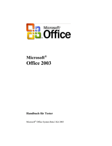 Verbessert! Smarttags in Office 2003