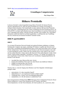 H&ouml;here Protokolle