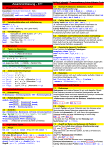 Meine Informatik II Zusammenfassung ()