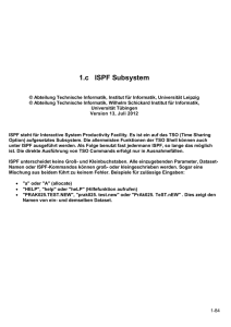 ISPF Subsystem