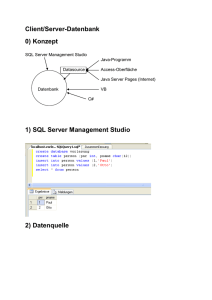 SQL Server Management Studio - Beuth Hochschule für Technik