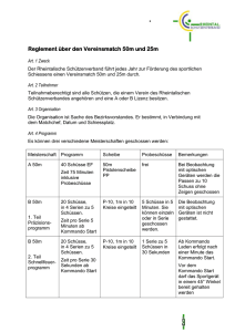 Vereinsmatch - Rheintalischer Schützenverband