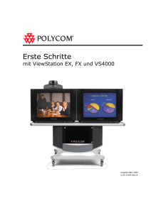 Erste Schritte mit ViewStation EX, FX und VS4000