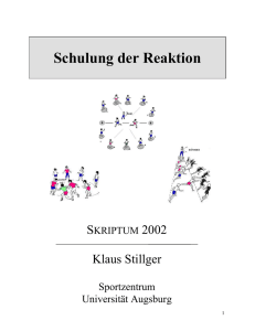Reaktion - Universität Augsburg