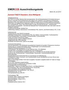 Funkmeldeleser, in Stahlgeh&auml;use mit Antenne