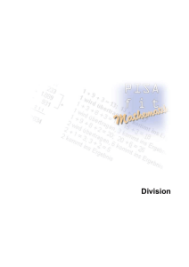 Lernbrief Multiplikation und Division