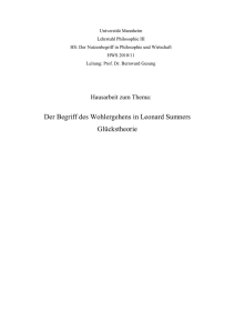 Der Nutzenbegriff in Philosophie und Wirtschaft