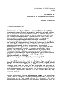 Newsletter 2/2009 - Bundesstiftung zur Aufarbeitung der SED