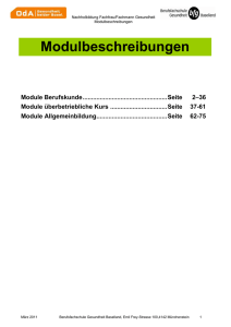 Modul A4 - OdA Gesundheit