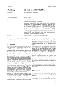 17. Sitzung - beim Kanton Aargau