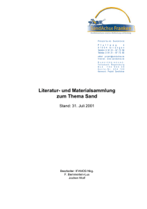 Stand vom Juli 2001 (doc-Datei, ca 400 kB)